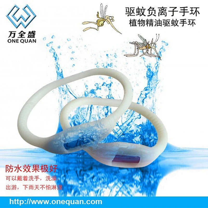 Factory hot sale high quality negative ion silicone bug bam insect repellent bracelet