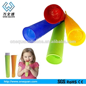 Food grade BPA Free Dishwasher Safe Silicone Molds For Popsicle