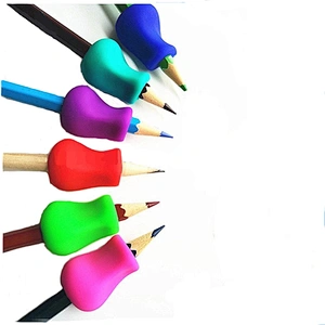 Soft material large pen and pencil grips for writing