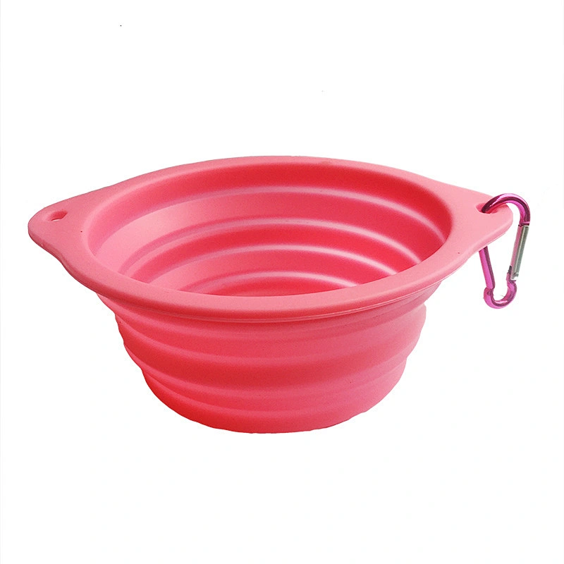Extra Large Size Collapsible Dog Bowl Food Grade Silicone BPA Free Foldable Expandable Cup Portable Travel Bowl