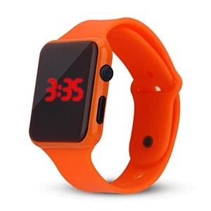 factory wholesale silicone led touch screen watches