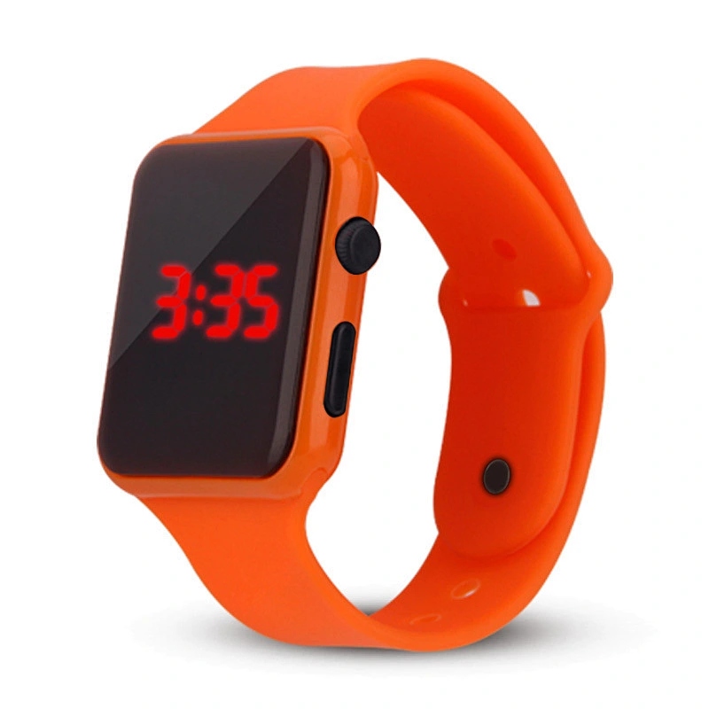 factory wholesale silicone led touch screen watches