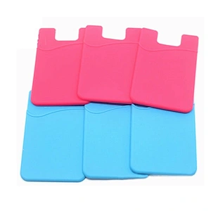 New 3M sticky silicone cell phone back pouch card holder wallet business card Bag