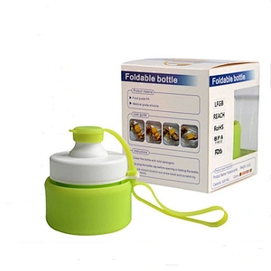 Collapsible Water Bottle   Folding Silicone Drink Water Bottle Cup Kettle Outdoor Sport Bottle