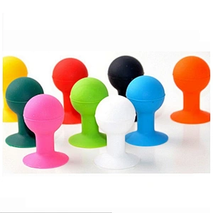 New design Hot selling silicon rubber sucker/silicone phone support/silicone phone sucker stand