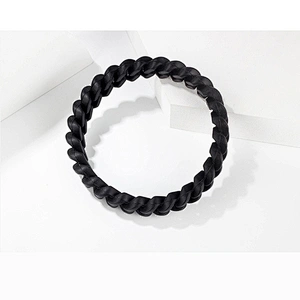 New Arrival!! popular multicolor soft twist silicone wristbands