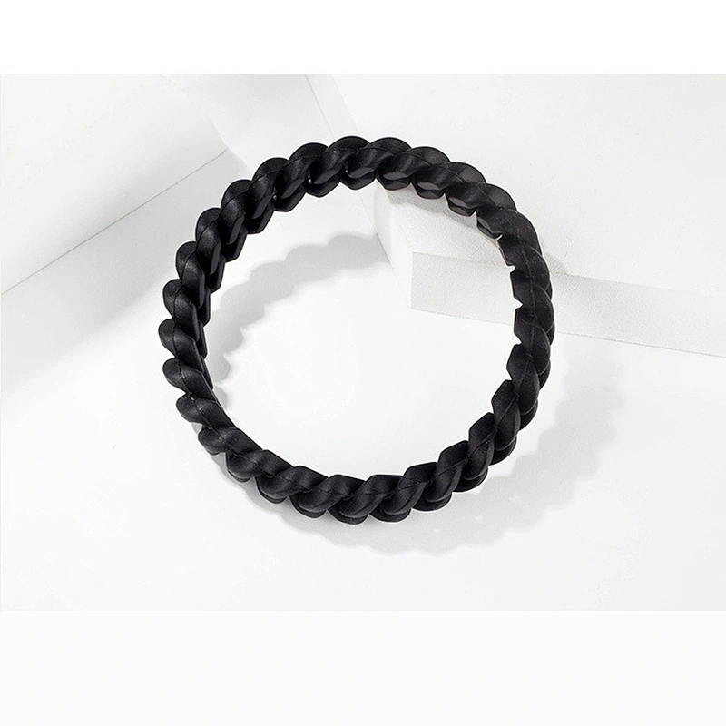New Arrival!! popular multicolor soft twist silicone wristbands