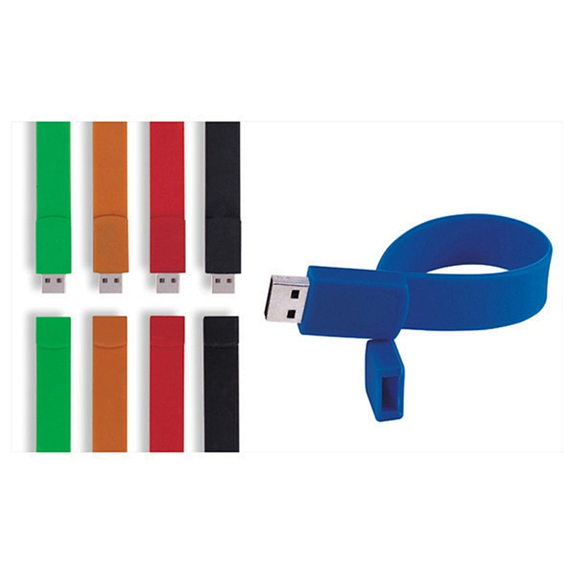 qr code USB silicone bracelet with custom logo