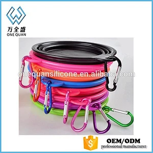 Silicone Pet Expandable / Collapsible Bowl Dog Cat Travel Feeding Food Dishes Feeder