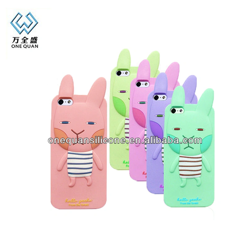 Wholesale High Quality Cute Cartoon Silicone Mobile Phone Case Cover