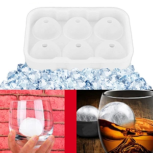 New 4 Cavity Ball Shape Silicone Ice Cube mould Silicone Ball Shape Ice Cube Tray Mold silicon Ice cubes