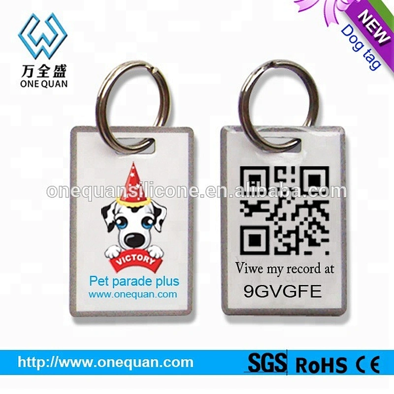 New Cheap Custom Logo Qr Code Pet Collar Id Tag For Dogs And Cats
