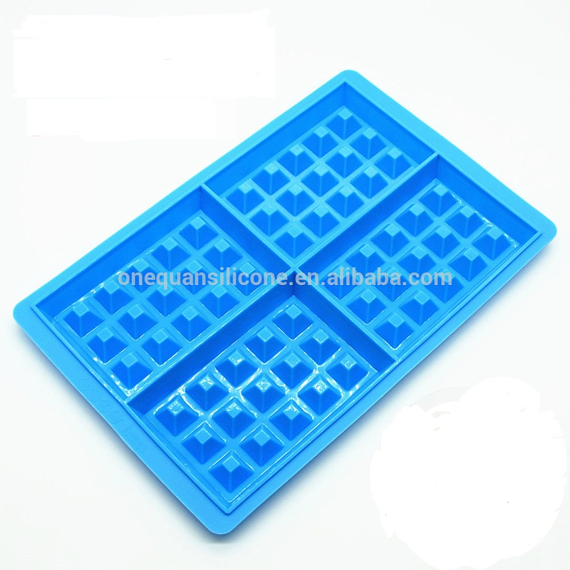 Silicone Red Color Custom Baking Mat Waffle Mold For Baking Utensils