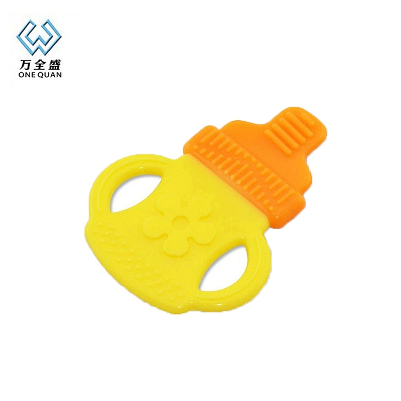 New silicone custom OEM baby rattles teether toys