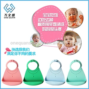 Wholesale Newborn Cartoon Silicone Waterproof Aprons Baby Bibs