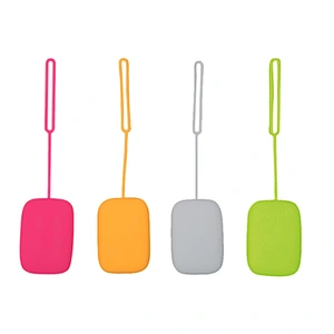 Lovely candy soft silicone key case bus card set of zero Bag Keychain female card package
