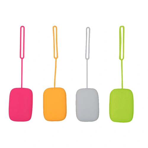 Lovely candy soft silicone key case bus card set of zero Bag Keychain female card package