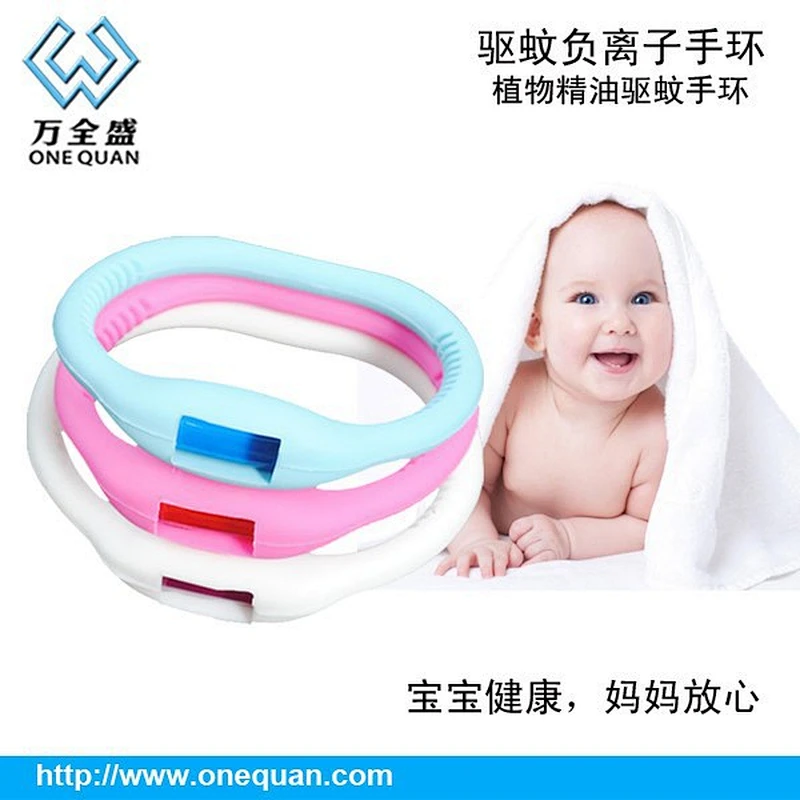 Factory hot sale high quality negative ion silicone bug bam insect repellent bracelet
