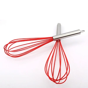 Wholesale Kitchen Non-Stick Manual Silicone Egg Beater Egg Whisk