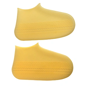 Waterproof Shoe Cover Reusable Foldable Rain Boots Covers Overshoes Galoshes(children's style from 10-15 years ago)