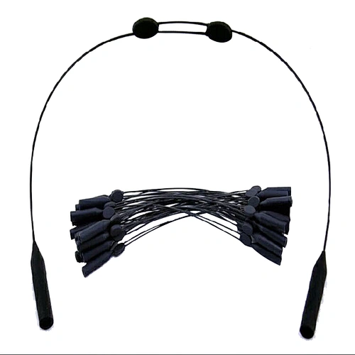 Adjustable fashion silicone eye glasses strap, sunglasses retainer, silicone glasses cord