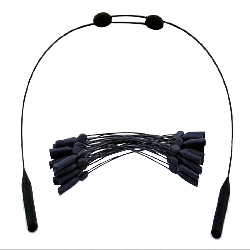 Adjustable fashion silicone eye glasses strap, sunglasses retainer, silicone glasses cord