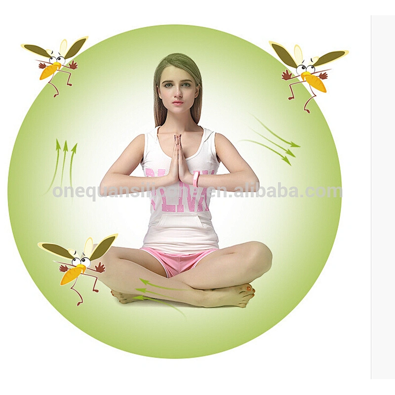anti-mosquito wristband silicone material mosquito kids repellent bracelet for outdoor activities