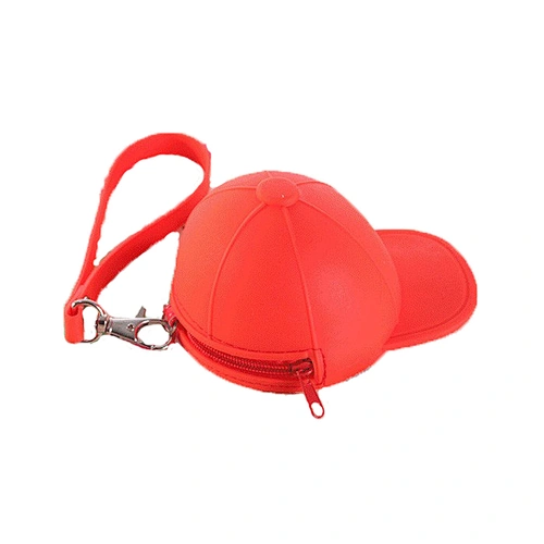 Lovely hat shape silicone custom coin purse Bag  for gifts