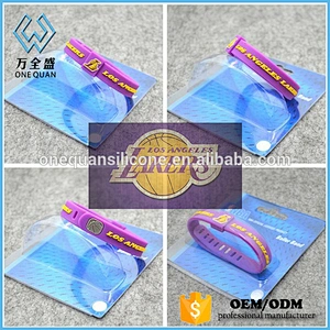 Fashion custom logo/color Silicone Bracelet