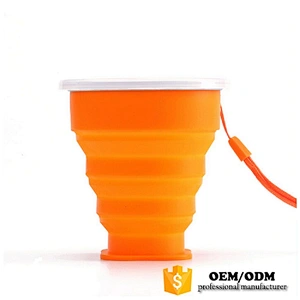 Silicone Collapsible Travel Cup for Outdoor Camping and Hiking