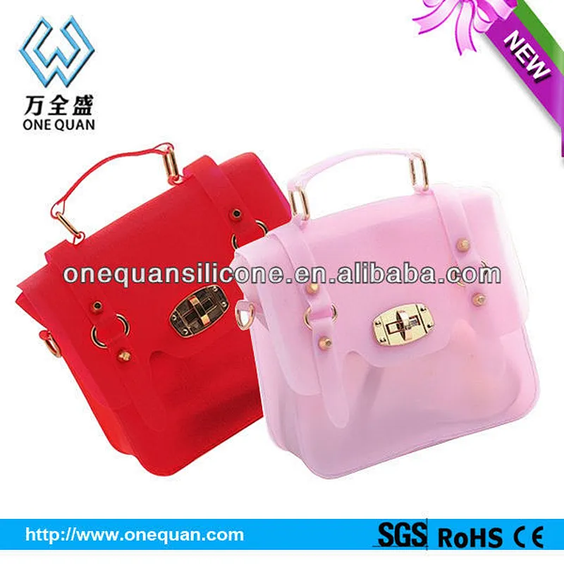new design colorful mini women silicone candy friendly bags