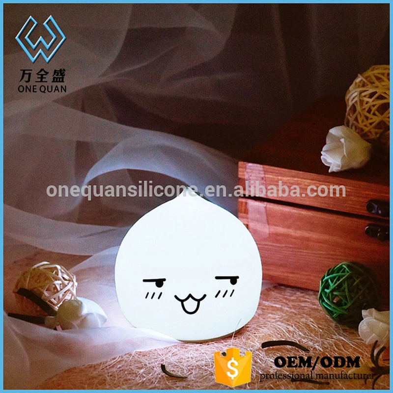 2019 multicolor Water Drop  LED Table Lamp Silicone Night for Children Bedroom Decor Lamp