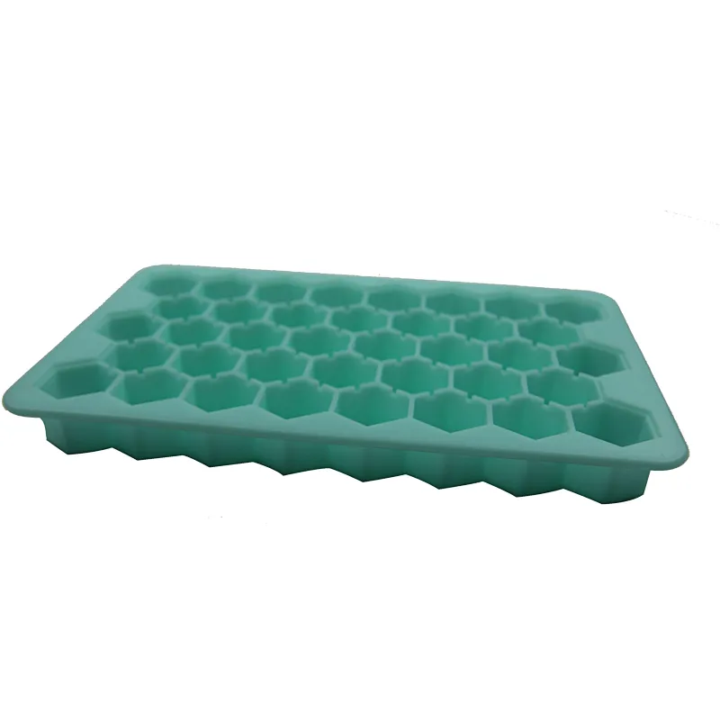 37 lattice ice mold silica gel with cover to make ice box ice mold customized