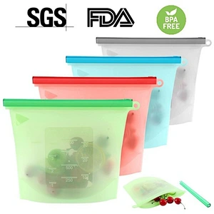 23x18 cm Silicone Insulated Freezer Bag for Travel ice Bag Storage Freezer