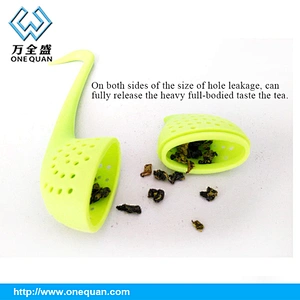 Smart Kitchen tea Tools/Beautiful swan Shape Silicone Tea Infuser