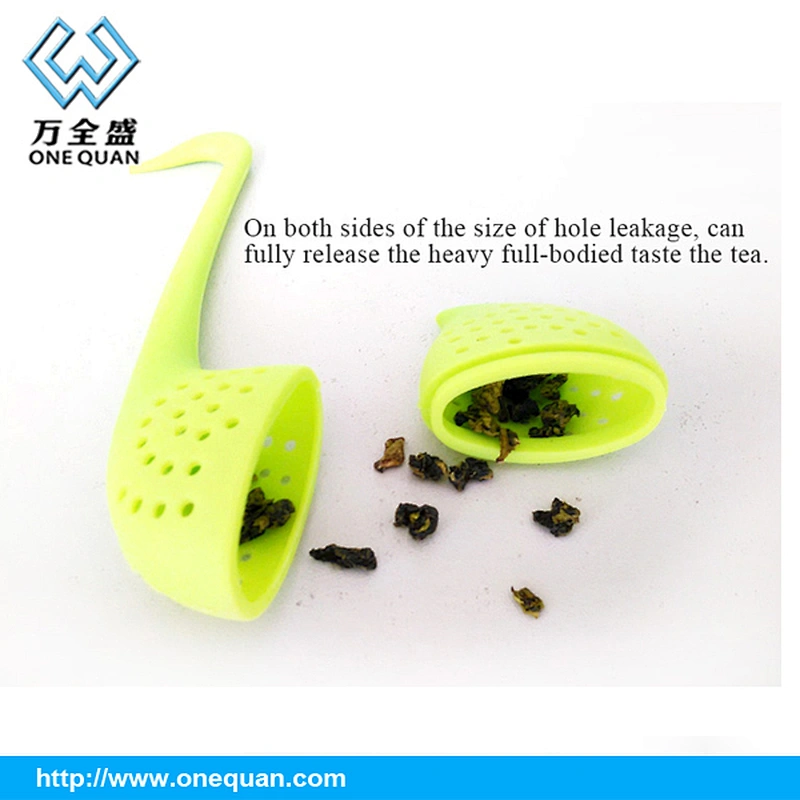 Smart Kitchen tea Tools/Beautiful swan Shape Silicone Tea Infuser