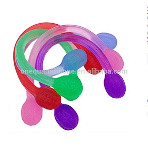 Portable Silicone Yoga Pull body stretch Rope Fitness Elastic Rope for exercise