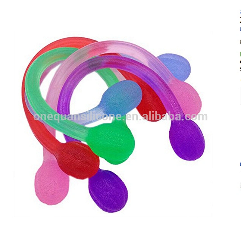 Portable Silicone Yoga Pull body stretch Rope Fitness Elastic Rope for exercise