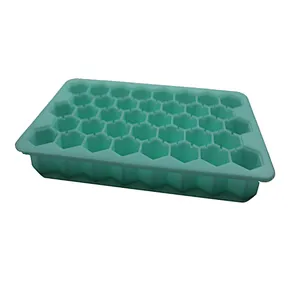 37 lattice ice mold silica gel with cover to make ice box ice mold customized