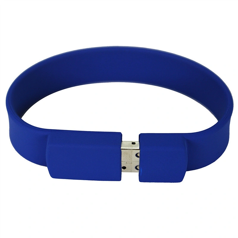 qr code USB silicone bracelet with custom logo