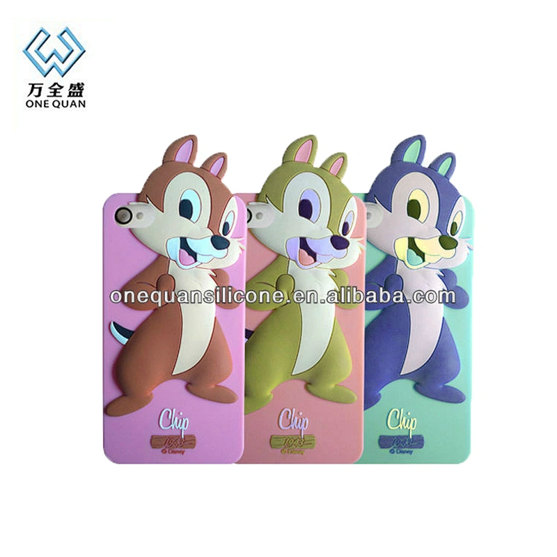 Wholesale High Quality Cute Cartoon Silicone Mobile Phone Case Cover