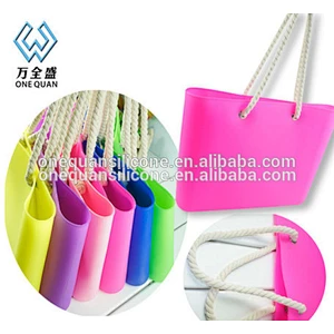 2019 Fashion Cheap Designer soft Silicone Candy Bag Handbag Women Tote Wristlet Shop