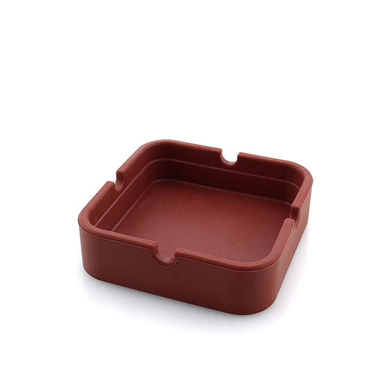 Custom Logo Silicone Ashtray with  4 Cigars and Cigarettes Dual-use  Ashtray