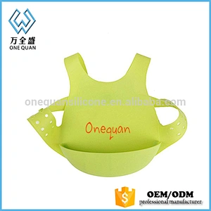 High Quality Baby Waterproof Bibs Silicone Animal Soft Washable Silicone Baby Feeding Bibs