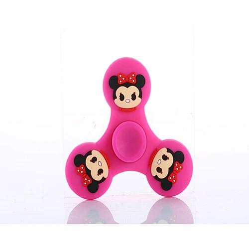 Hand Spinner Fidget Toys Soft Silicone Rubber Finger Gyro For Autism Finger Spinner Anxiety Stress Relief Toy Focus With Brake