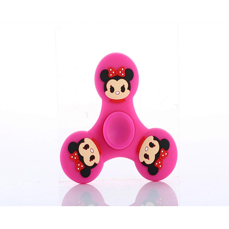 Hand Spinner Fidget Toys Soft Silicone Rubber Finger Gyro For Autism Finger Spinner Anxiety Stress Relief Toy Focus With Brake