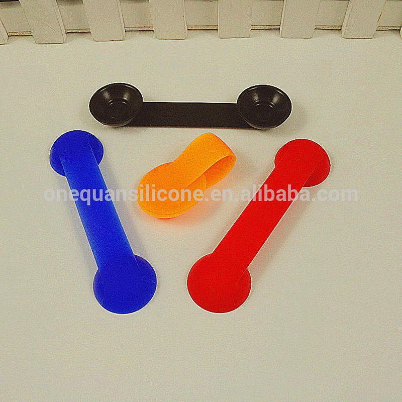 Advanced solid color silicone sucker phone holder
