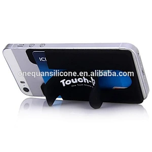 New silicone Touch C slap mobile phone stand with mobile phone back card holder
