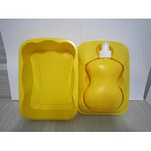 Custom Logo Plastic Lunch Box with Water Bottle for Kids