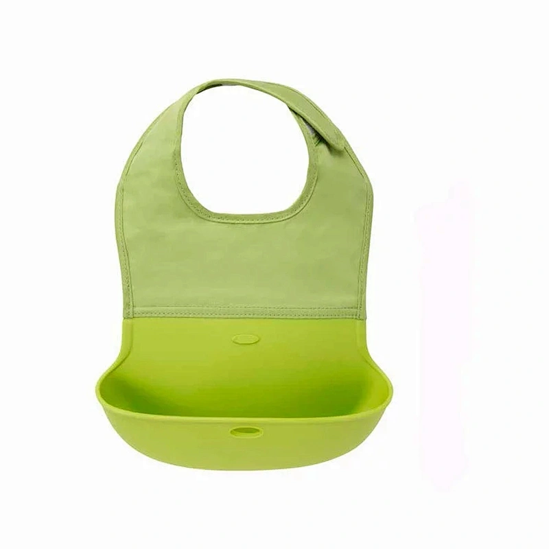 Food Grade Silicone Cute Style Baby Cotton Bib for Baby